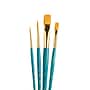Princeton RealValue Mixed Media Synthetic Taklon Variety Brush Set, Blue, 4/Set, 3 Sets/Bundle (PBXPR9171-3)~#|#~185E23F6-7819-4533-A686847BC6547877_sc7
