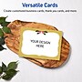 Avery Gold-Metallic Berries General Use Blank Cards, White, 20/Pack (S00-FGQ)~#|#~185E4901-E94A-4884-B9E25132A10EA542_sc7