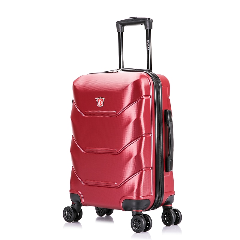 DUKAP Zonix 20" Hardside Carry-On Suitcase, 4-Wheeled Spinner, TSA Checkpoint Friendly, Wine (DKZON00S-WIN) image 1