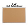 Staples Cork Bulletin Board, Aluminum Frame, 3'W x 2'H (28335-CC)~#|#~18608D8B-E747-425F-9E1116D3B4D840BC_sc7