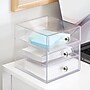 iDesign 3-Drawer Stackable Desktop Storage, Plastic, Clear (35300)~#|#~18618A7E-B5FC-48F1-B5A48CEB2E1A6E96_sc7