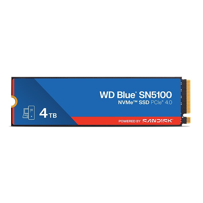 WD Blue SN5100 4TB Internal Solid State Drive (WDBS4F0040BNC-WRSN) image 1