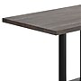 Flash Furniture Bennett Wooden Commercial Indoor Table, 48" x 30", Dark Brown Top/Black Base (GSF3048DBTB002B)~#|#~186A057C-50CC-4C49-8DD9AD1480774E27_sc7