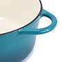 MegaChef Cast Iron 6.35 Qt. Dutch Oven, Light Blue (935122261M)~#|#~186A0E04-BEF9-4ECC-A68C2FB8F4BE5A21_sc7