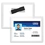 Staples Magnetic Name Badge Holder Kit, 3" x 4", Vinyl, Clear, 20/Pack (51927)~#|#~186AA9C0-B427-406E-BE508FFC92BD6E78_sc7