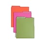 Smead Organized Up Heavyweight Dual Tab Vertical Colored File Folders, Letter Size, Bright Tones, 6/Pack (75406)~#|#~186F3930-D67C-4997-B91792CAB20B3A07_sc7