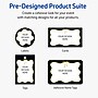 Avery Rectangle Rounded Corners Matte Blank Card, White, 20/Pack (19479370847)~#|#~186F42BB-F65E-4F26-B07FC96DCA96F427_sc7