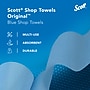 Scott Shop Towels Original, 9" x 12", Blue 200 Sheets/Box, 8 Boxes/Carton (75190)~#|#~187EAD3E-AAEE-4FDB-8AC4F9E7DB33682A_sc7
