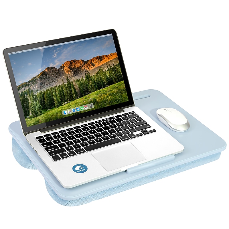 LapGear Original 17.9" x 13" x 2.6" Lap Desk, Sky Blue (45153) image 1