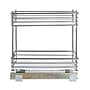 Household Essentials Glidez 2-Tier Multipurpose Steel Pull-Out Storage Organizer with Plastic Liners, Chrome (HH62727-1)~#|#~18856B6C-1B4C-4B14-90B74CF7F17B1F4D_sc7