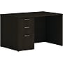 HON Mod 48"W Single-Pedestal Desk, Java Oak (HLPLDS4830BBFJA1)~#|#~1886ADA9-E188-4608-87A078EDB53BA125_sc7