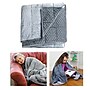 Bouncyband Sensory Weighted Dual Texture Shoulder Wrap for Kids, 40" x 12", Gray (BBALPWR5GY)~#|#~188C846D-9741-4C5A-B09F9212F14D4955_sc7
