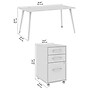 Bush Business Furniture Vista 60"W Desk with 3 Drawer Mobile File Cabinet, Black Walnut (VST002BWSU)~#|#~188DA71B-A53F-4F1D-A715E12EE661CE47_sc7