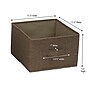 Household Essentials Wide Closet Organizer Drawers, Brown (7805-1)~#|#~1891E30E-26F4-430B-BD210B4B6B3F31FF_sc7