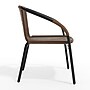 Flash Furniture Dark Brown Rattan Indoor-Outdoor Restaurant Stack Chair (TLH-037-DK-BN-GG)~#|#~189285A1-D348-4E6D-85E6C1029B056BF7_sc7