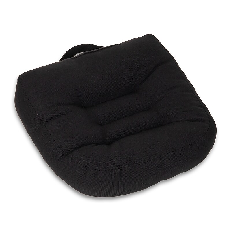 Mind Reader Air-Cloud Booster Seat Cushion with Carry Handle, Black (CBOOST-BLK) image 1