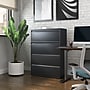 Staples Commercial 4-Drawer Lateral File Cabinet, Letter/Legal Size, Lockable, 52.36"H x 36"W x 18.62"D, Black (60925/17454)~#|#~1894F791-AF71-4119-8D24F63EE5E2F12F_sc7
