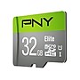 PNY Elite 32GB microSDHC Memory Card with Adapter, Class 10, UHS-I (P-SDU32GX3U1100)~#|#~189622C2-01A7-4E95-ABEA0B38AF6E492D_sc7