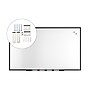 TRU RED™ Magnetic Steel Dry Erase Board, Black Frame, 5' x 3' (TR61182)~#|#~189793B3-0238-46CE-9FEA981AF13EE619_sc7