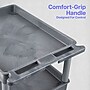 Luxor ENDURA XL 2-Shelf Utility Cart, Gray (TC11-G)~#|#~189AA066-9554-4AC9-B4D8DFF31CE13D36_sc7