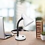 Creekwood Home Essentix Flexible Gooseneck LED Desk Lamp, 14.25", White Glossy (CWD-1000-WH)~#|#~189D9598-476F-4247-9D37C7720CADB498_sc7