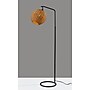 Adesso Maeve 60" Black Floor Lamp with Round Shade (9407-01)~#|#~18A48FFB-7778-42A5-B483B8E459A0CF59_sc7