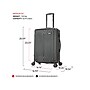 DUKAP Stratos 24" Hardside Suitcase, 4-Wheeled Spinner, TSA Checkpoint Friendly, Black (DKSTR00M-BLK)~#|#~18A89C67-0B59-46A2-9BA40F72B72C2456_sc7