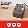 Staples TECH 650VA 8-Outlet Battery Back-Up & Surge Protector Standby UPS, Black (ST62784)~#|#~18A932DF-394B-4CC6-BB53DC28DA830835_sc7