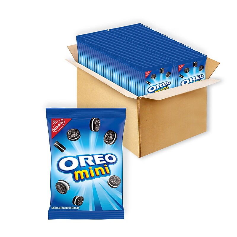 Oreo Mini Chocolate Sandwich Cookies, 1.5 oz., 60/Carton (NFG00011) image 1