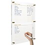 Excello Brands Acrylic Dry-Erase Planning Board, 20" x 30", Gold Print (ACRYLBRD-TSK20X30-GLD)~#|#~18B3D347-87F0-4836-9BF418CDEA75DECA_sc7