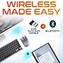 Delton SW60 iPad/Android Stand & N35 Small Wireless Keyboard and Mouse Tablet Accessory Set, Silver (DTTKITMIN35SW60)~#|#~18B42943-F1A1-4A8F-A3D19841C79E53E1_sc7