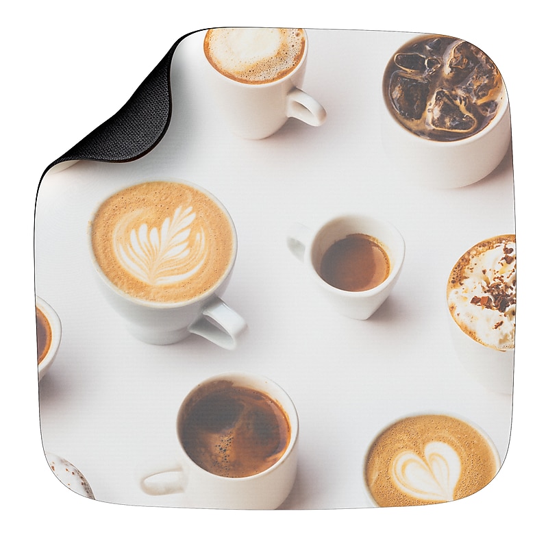 Staples TECH Non-Skid Mouse Pad, Coffee (ST63284) image 1