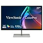ViewSonic 27" 4K UHD 120Hz LCD Monitor with 90W USB-C, 100% sRGB, Advanced Ergonomics, Black (VP2766-4K)~#|#~18BF9247-74B2-4A2D-BC69C77F2A424BCC_sc7