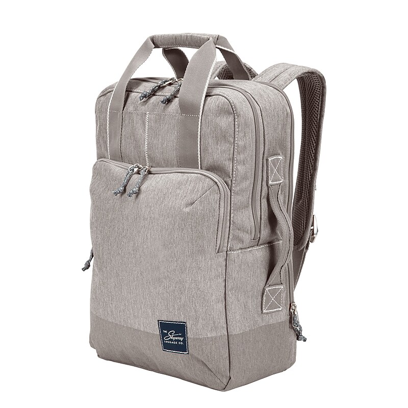 Skyway Luggage Rainier Deluxe Laptop Compatible Backpack, Zion Gray (505-17-020-BKP) image 1