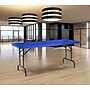 NPS BTA Series 30" x 72" Heavy Duty Height Adjustable Plastic Folding Table, Blue (BTA-3072-04)~#|#~18CDCCB2-06B3-40BC-90A88630F41AA4DC_sc7