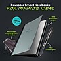 Rocketbook Core Smart Notebook, 8.5" x 11", Gray/Silver (CRLTLN-ENAM-GRY-01)~#|#~18D08969-8679-4AF5-8F5D6C9A664BFEB0_sc7