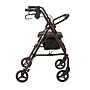 Medline Basic Knockdown Folding Steel Rollator, Burgundy (MDS86850ESKD)~#|#~18D0ACC0-C20F-4BF6-AD0163EBB4F3B975_sc7