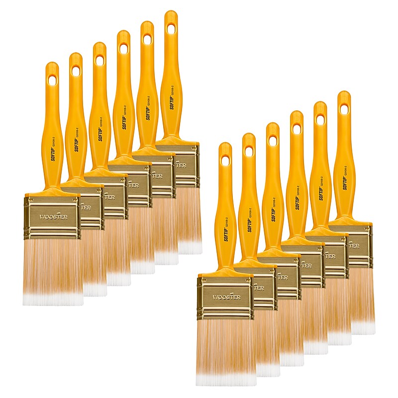 Wooster Brush Softip 2" Polyester Flat Brush, Dozen (0Q31080020) image 1