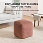 Anji Mountain Madison Ivory Brown Fabric Square Pouf Ottoman (AMBPF103-1818)~#|#~18D3F562-E945-492F-968B3843436C517C_sc7
