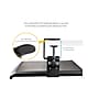 StarTech Height-Adjustable Under-Desk Keyboard Tray, Clamp-on, Ergonomic, Sliding, up to 26.5lb  (KEYBOARD-TRAY-CLAMP1)~#|#~18D582E3-045D-4D71-858C6A2640A6FAD1_sc7