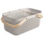 Simplify Large Mesh Storage Basket with Wooden Handle, Stone (30063-STONE-ST)~#|#~18D7CEE1-80CB-4CCA-AE83EE1CB8D557E6_sc7