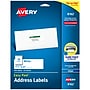 Avery Easy Peel Inkjet Address Labels, 1-1/3" x 4", White, 350 Labels/Pack (8162)~#|#~18D87187-9CFE-4DBA-9FACB25B624D9017_sc7