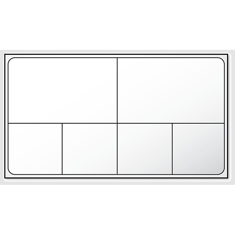 Caresfield Thermal Blank Medical Labels, 4" x 4.5", 5520/Carton (82117) image 1