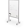 MooreCo Inklud Double Sided Magnetic Mobile Dry Erase Whiteboard, 46"H x 26"W (59080)~#|#~18DE4854-DB46-4E59-9F3262828C4C187A_sc7