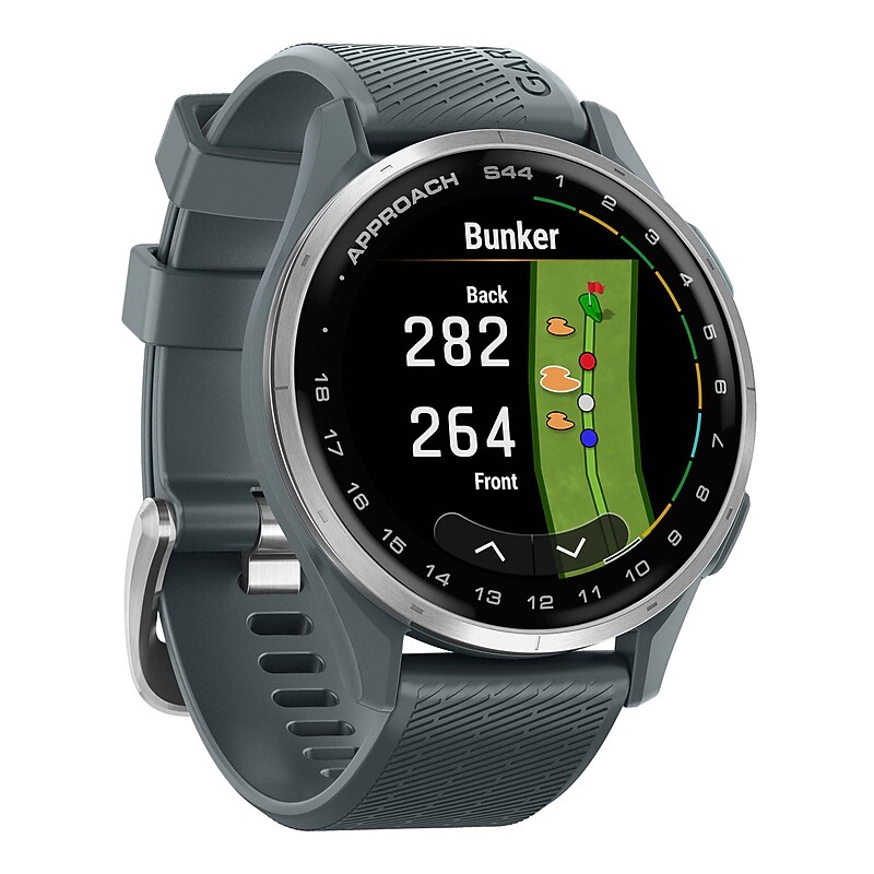 Garmin Approach S44 GPS Golf Smartwatch, 1.2", Twilight Silicone Band (010-03009-01) image 1
