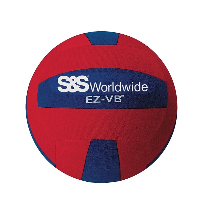 S&S EZ Volleyball, Red/Blue (W10325) image 1