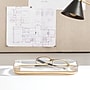 mDesign Glass Accessory Tray, Clear/Soft Brass (26040)~#|#~18E2437F-2D6F-4689-9C9DC7BFCA8E3797_sc7