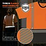 Ergodyne GloWear 8294BK High Visibility Short Sleeve Black Bottom T-Shirt, ANSI Type R Class 2, Orange, Small (22282)~#|#~18E741CB-D72D-4480-82880EAD2D2E6B94_sc7