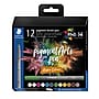 Staedtler Pigment Brush Pens, Brush/Fine Tip, Assorted Ink, 12/Pack (371 C12-3)~#|#~18EB1C6E-C602-41B3-97A4091597B7CE50_sc7