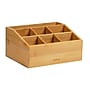 Mind Reader 7-Compartment Desk Organizer, Brown (BORG-BRN)~#|#~18F4DB04-1A99-4C04-BBAB92F49F01C63C_sc7